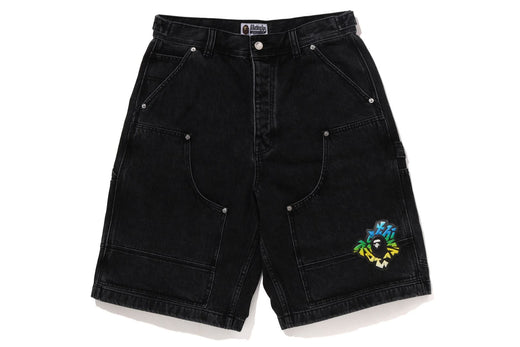 PATCH 2 TONE WASHED WORK SHORTS