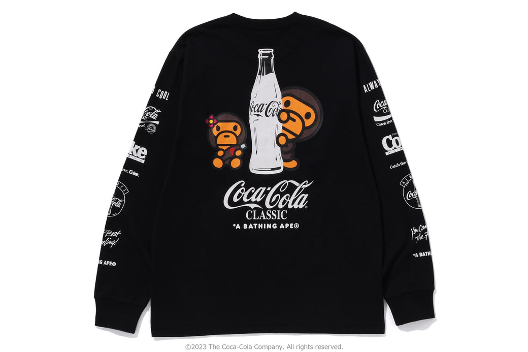 【 BAPE X Coca-Cola 】MILO L/S TEE