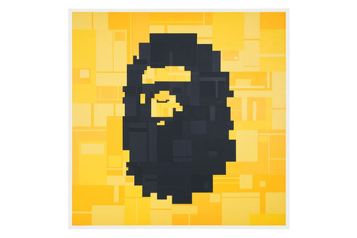 APE HEAD YELLOW AND BLACK BY ADAM LISTER