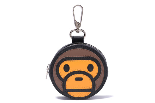 BABY MILO KEYCHAIN LEATHER COIN CASE